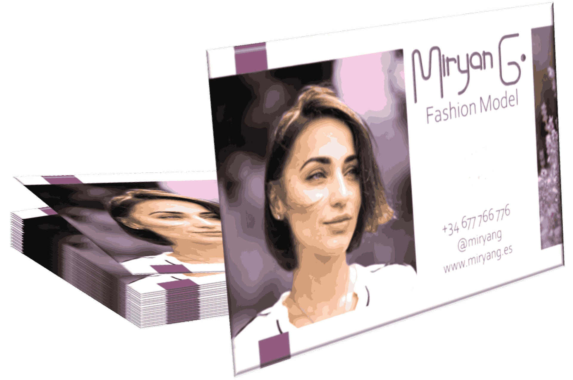 TARJETA VISITA CON FOTO